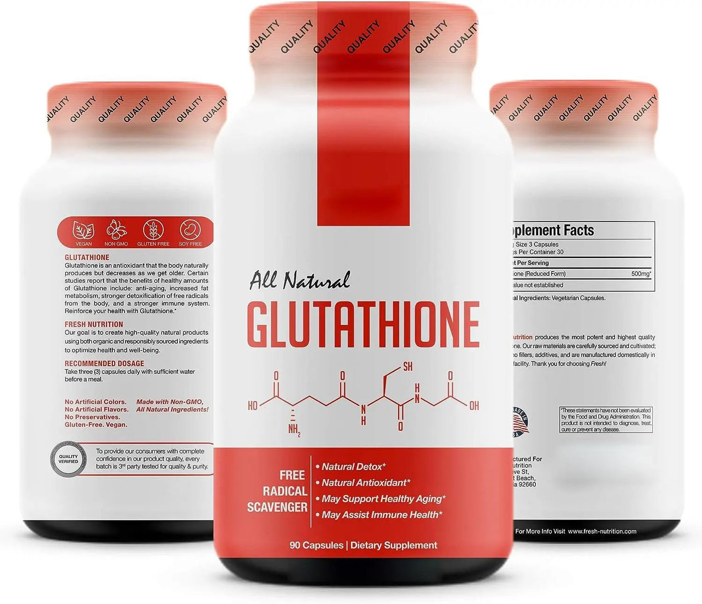 Glutathione Supplements Capsules - Health Is Wealth