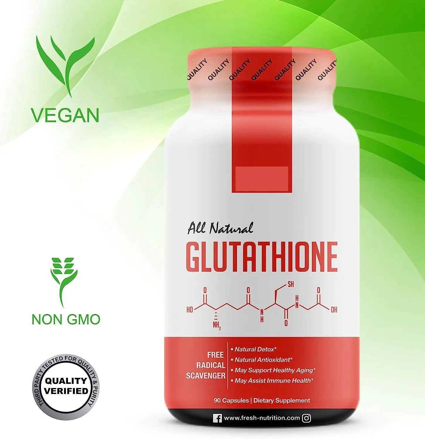 Glutathione Supplements Capsules - Health Is Wealth