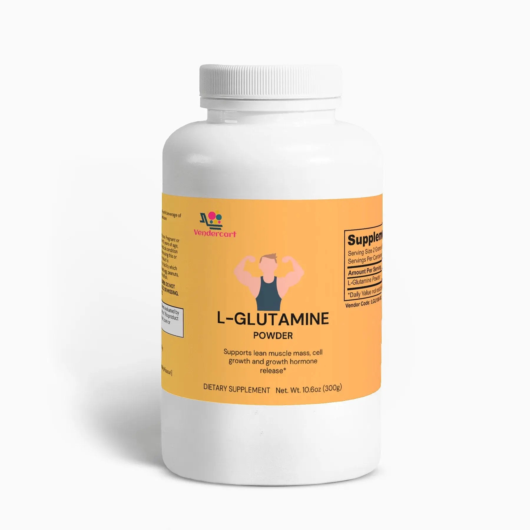 Pure L Glutamine Powder Muscle Recovery Gut Health Support - Health Is Wealth