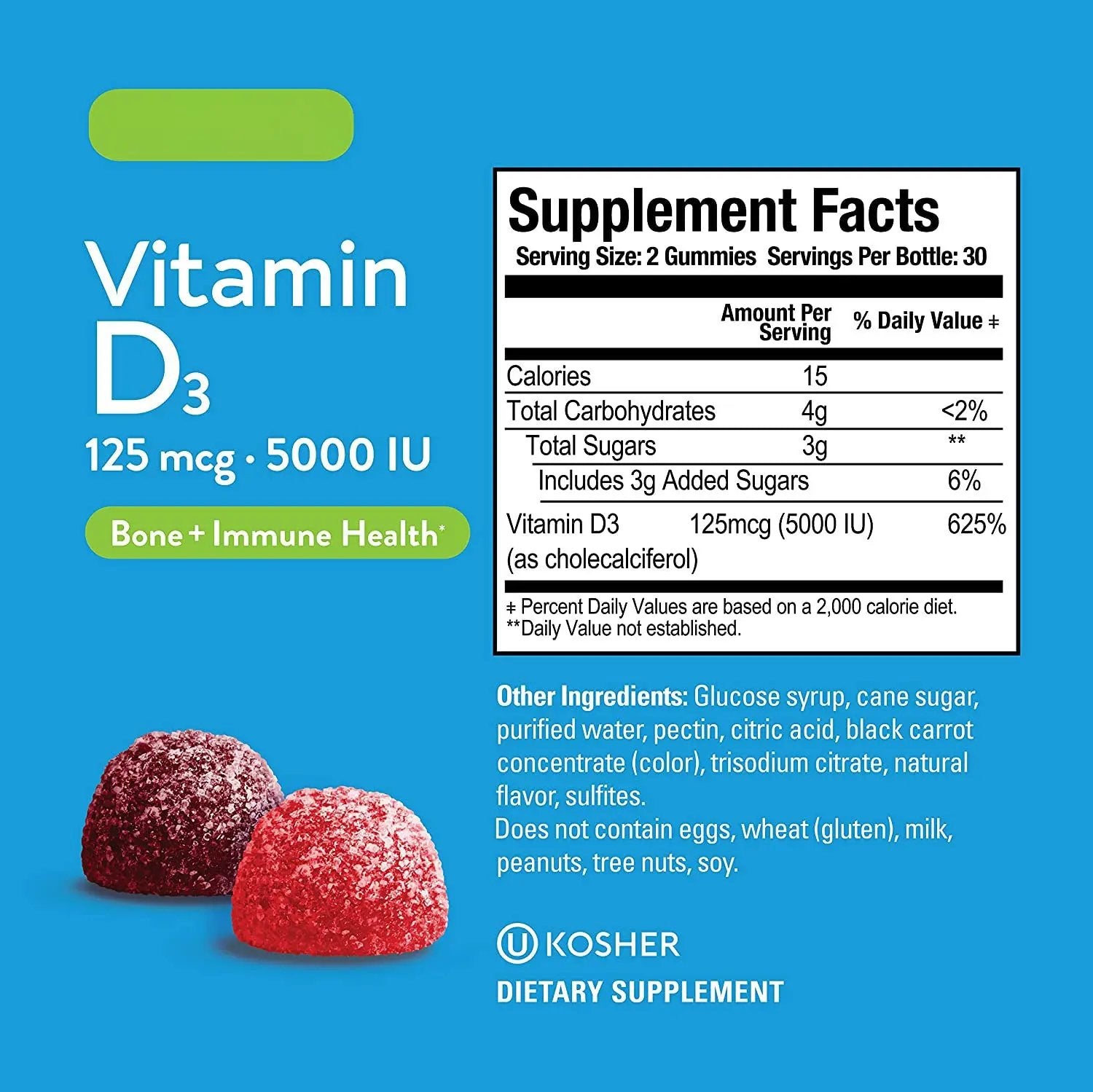 Vitamin D3 Gummies - Health Is Wealth